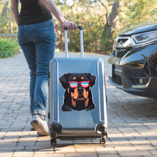 Rottweiler Liebespaare Aufkleber