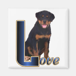 Rottweiler Liebespaare Magnet