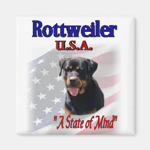 Rottweiler Liebespaare Magnet