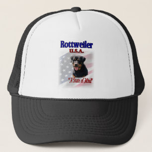 Rottweiler Liebespaare Truckerkappe