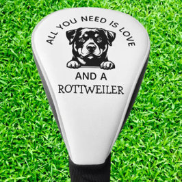 Rottweiler-Liebhaber-Golfer Golf Headcover