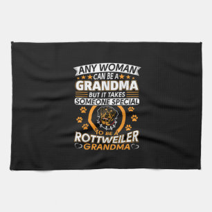 Rottweiler Liebhaber Oma beste Geschenkidee Rottwe Geschirrtuch