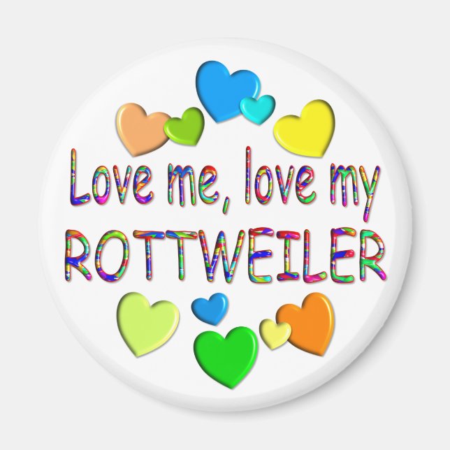 ROTTWEILER MAGNET (Vorne)
