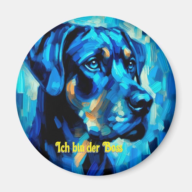 Rottweiler Magnet (Vorne)