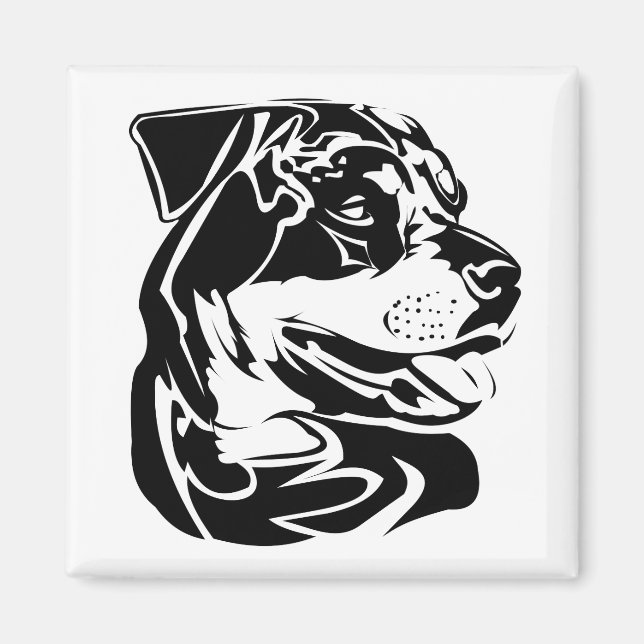 Rottweiler Magnet (Vorne)