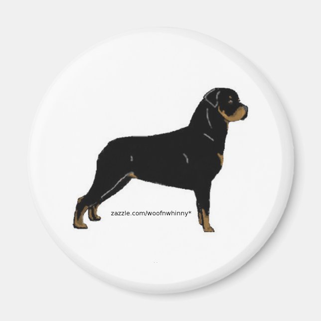 Rottweiler Magnet (Vorne)