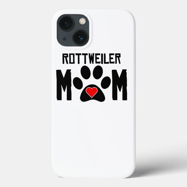 Rottweiler-Mama Case-Mate iPhone Hülle (Rückseite)