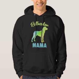 Rottweiler Mama Dog Owner Rottie Mama Tierfutter Hoodie