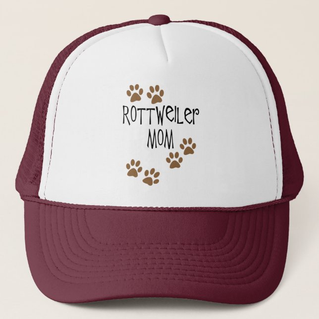 Rottweiler Mama Truckerkappe (Vorderseite)