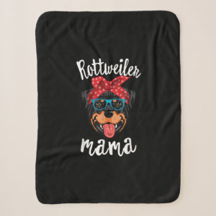 Rottweiler Mama Welpe Mama Hund Mama Liebesgeschen Sherpadecke