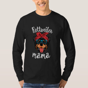 Rottweiler Mama Welpe Mama Hund Mama Liebesgeschen T-Shirt