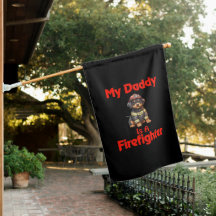 Rottweiler Mein Papa ist Feuerwehrmann