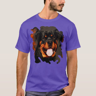 Rottweiler Metzgerhund Digitale Kunst T-Shirt