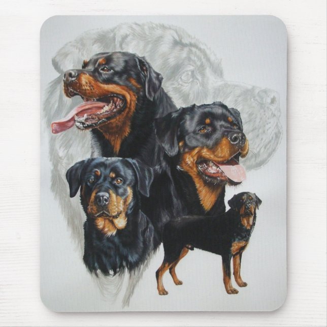 Rottweiler Mousepad (Vorne)