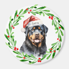 Rottweiler - Name der Personalisierten Monogramm Magnet