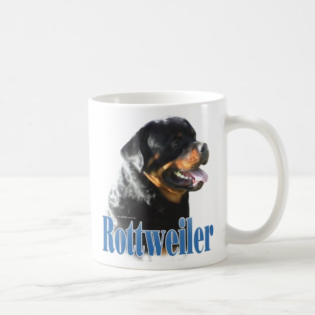 Rottweiler Name Tasse (Rechts)