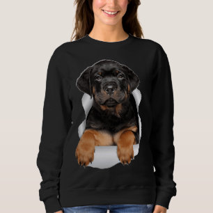 Rottweiler Niedlich Rottweiler für Mama Vater Frau Sweatshirt
