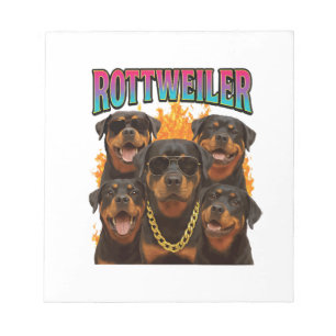 Rottweiler notizblock