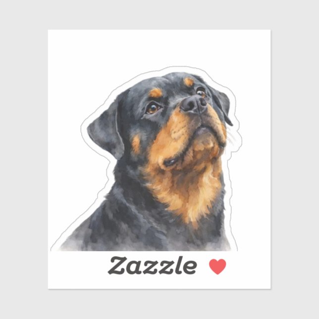 Rottweiler oder Rotti Aufkleber (Blatt)