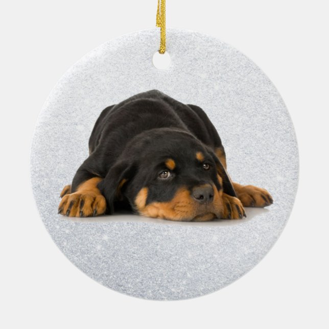 Rottweiler Ornament (Hinten)