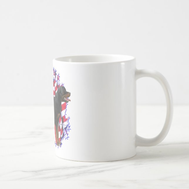 Rottweiler Patriot Tasse (Rechts)