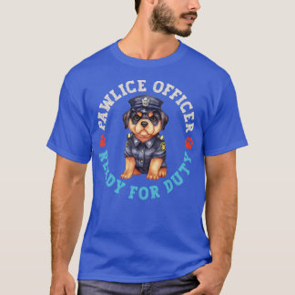 Rottweiler Pawlice Officer T-Shirt