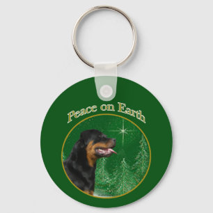Rottweiler Peace Schlüsselanhänger