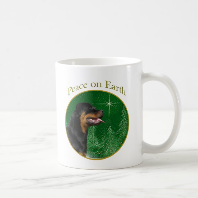Rottweiler Peace Tasse (Rechts)