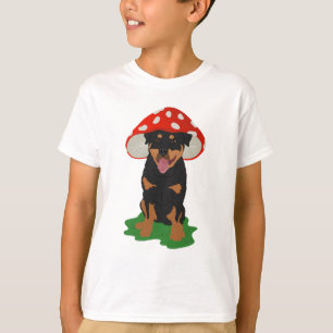 Rottweiler-Pilzfeder T-Shirt