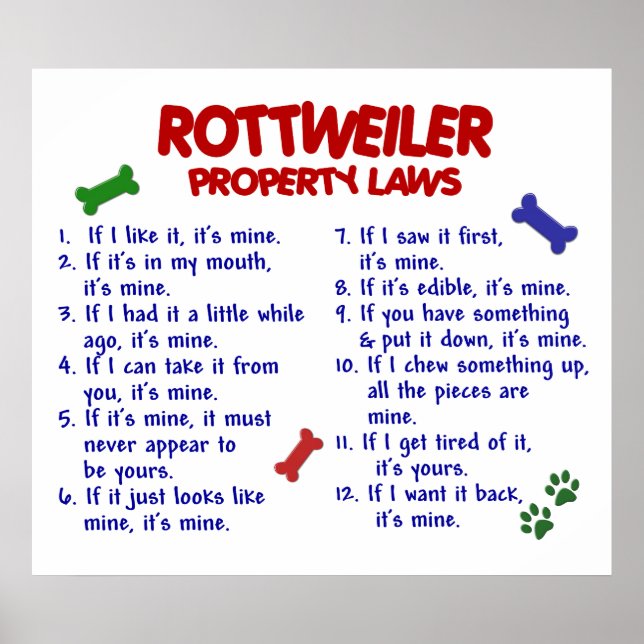 ROTTWEILER PL2 POSTER (Vorne)