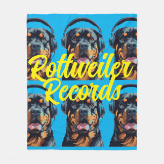Rottweiler Platten Blanket Fleecedecke