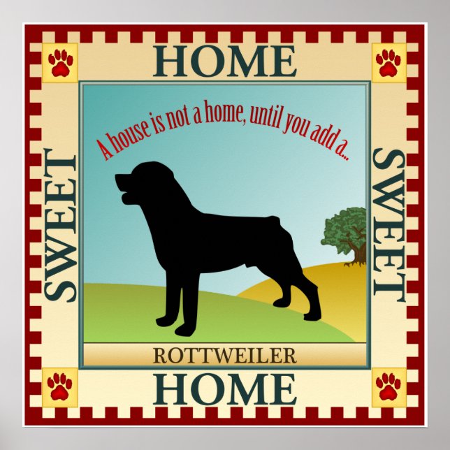 Rottweiler Poster (Vorne)