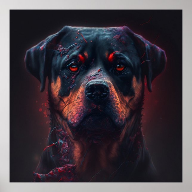 Rottweiler Poster (Vorne)