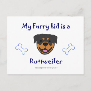 Rottweiler Postkarte