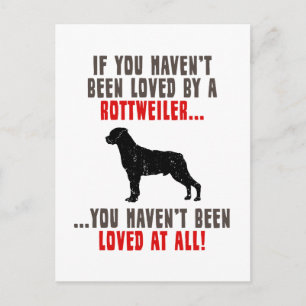Rottweiler Postkarte