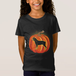 Rottweiler Pumpkin Halloween Kostüm Dog Lover T-Shirt
