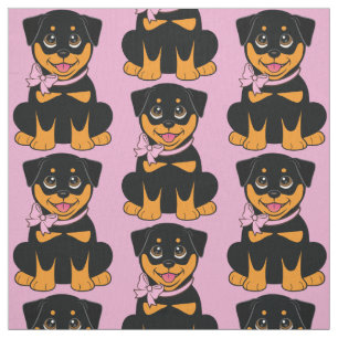 Rottweiler Pupppy Stoff