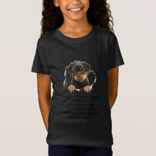 Rottweiler Puppy If I Could Give You Any Funny Gif T-Shirt