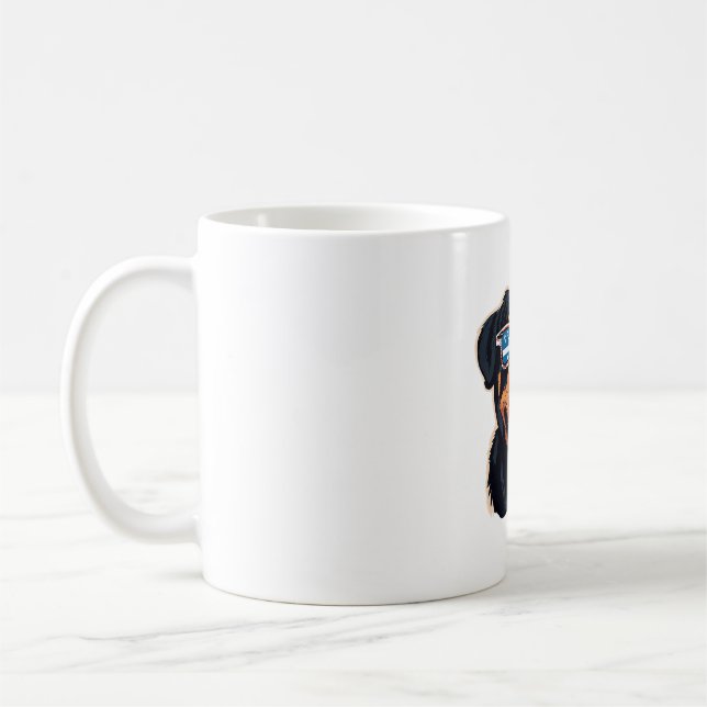 Rottweiler Puppy Kaffeetasse (Links)