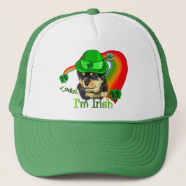 Rottweiler Puppy St Pattys Truckerkappe