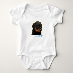 Rottweiler Puppy-T-Shirt Rottweiler Babyoutfit Baby Strampler