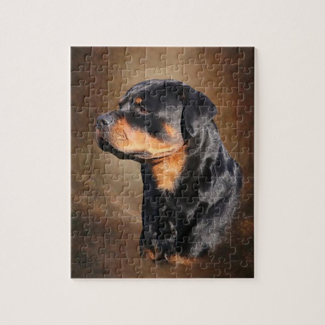 Rottweiler Puzzle (Vertikal)