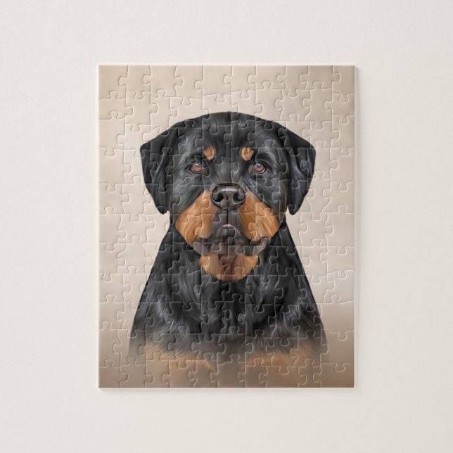 Rottweiler Puzzle (Vertikal)