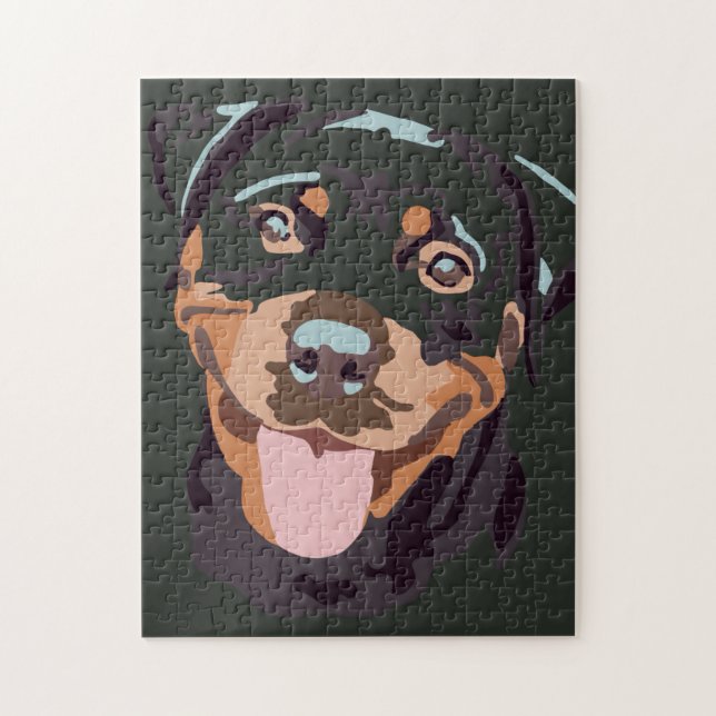 Rottweiler-Puzzle Puzzle (Vertikal)