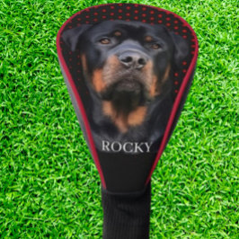 Rottweiler Red  Golf Headcover