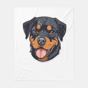 Rottweiler Romp Von Welpen zu Paw-some Partners Fleecedecke