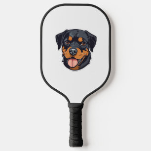 Rottweiler Romp Von Welpen zu Paw-some Partners Pickleball Schläger