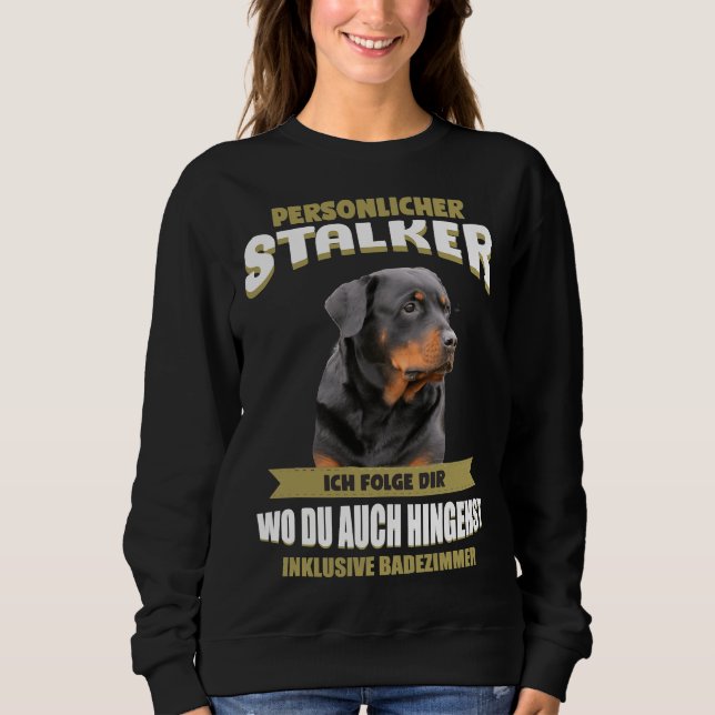 Rottweiler Rotti Dog Sweatshirt (Vorderseite)