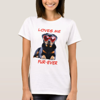 Rottweiler Rottie Herzmuskelsonne T-Shirt