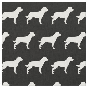 Rottweiler Rottie Hund Silhouette Haustier Stoff
